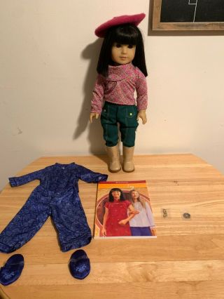 American Girl Ivy Ling - Outfit - With Earnings - Pleasant Company