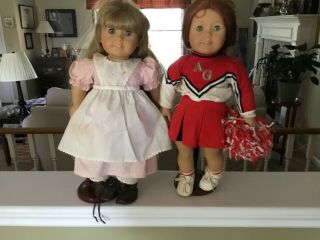 Pleasant Company American Girl Kirsten 18 " Doll Retired With Additional Doll