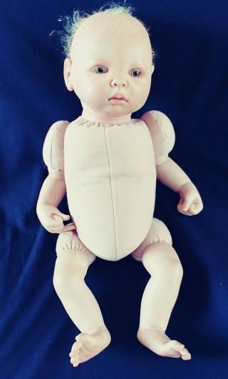 Pat Secrist 2005 Reborn Baby Doll Lollipop 16 " Jointed Cloth Body Signed