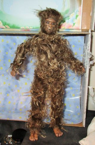Custom Bigfoot Yeti Doll 12 " Caveman Remake Large Troll Unique Big Human
