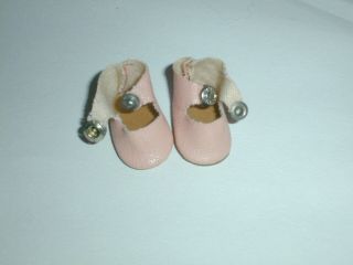 Vogue Ginny Doll Pink Center Snap Shoes,  Very Minty,  L@@k