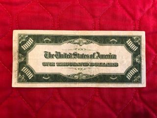 1934 A $1000 Federal Reserve One Thousand Note Philadelphia,  PA 2