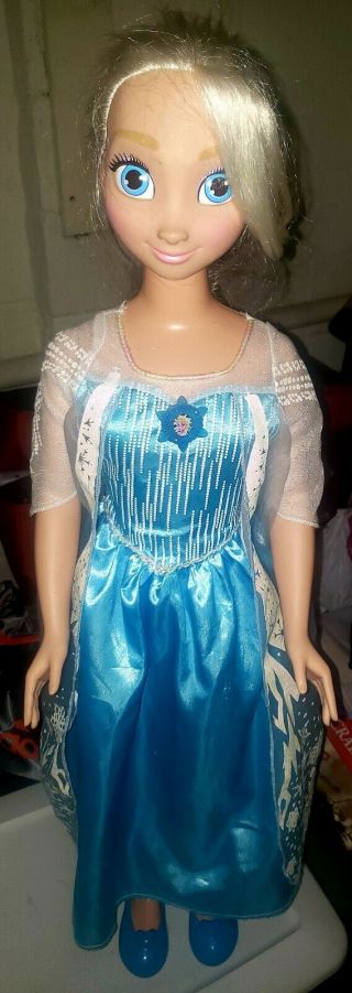 Disney Frozen Ii Princess Elsa Doll 38 " My Size Great Gift Htf