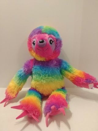 Build A Bear Rainbow Tie Dye Retired Sloth
