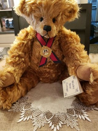 Pamela Wooley Mohair Bear His Name Is Madison 1990 23 " Great Cond.
