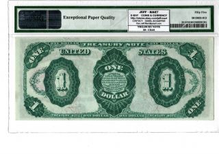 1891 $1 Treasury Note Fr 351 PMG 55 EPQ Tillman/Morgan 19 - C346 2