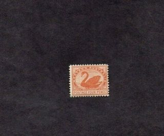 Western Australia.  1903.  4d Chestnut.  M.  N.  H Sg 119.  Cat £45,  Wmk V & Crown