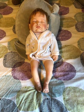 Kymberli H.  Durden Lifelike Reborn Newborn Silicone Baby Doll 19 "