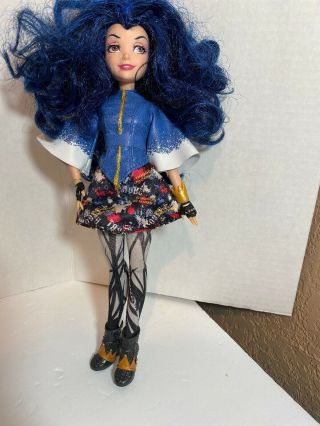 Disney Descendants Doll Evie Isle Of The Lost Hasbro 2014 Blue Hair Shoes