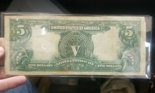 1899 United States Five $5 Silver Certificate Large Note You Grade 2