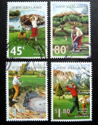 N Z Qeii 1995 Zealand Golf Courses Sg1861 - 4 C £6.  70 Good