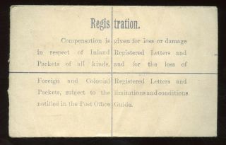 Ireland - 1922 - Postal Stationery - Registered Envelope Transition Period 2