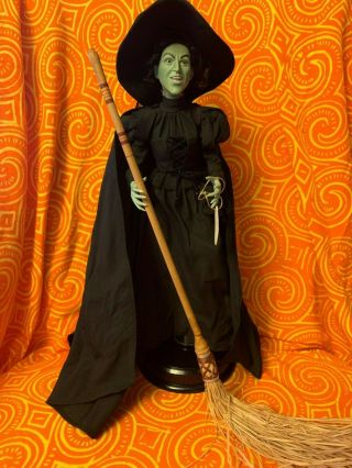 12” Mattel Timeless Treasures Porcelain Wizard Of Oz Wicked Witch Doll