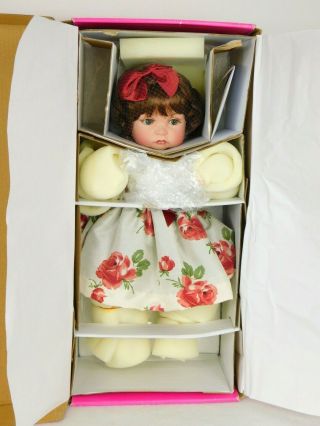 Marie Osmond Porcelain Doll Baby Vivian Toddler 14 " Seated &