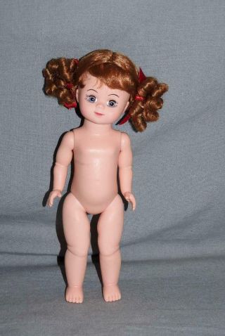 8 " Madame Alexander Ma Nude Dress Me Doll Red - Head Maggie Face