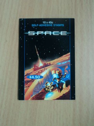 Australia 2000 Space Exploration To Mars Stamp Booklet Self Adhesive - 10 X 45c