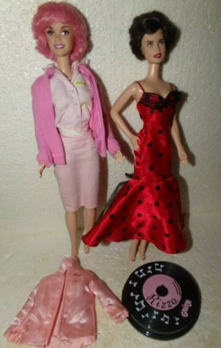 Barbie Grease Doll Set Of 2 Rizzo & Frenchy Dressed Mattel