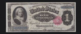 Us 1891 $1 Silver Certificate Open Back Fr 223 Vf - Xf (- 056)