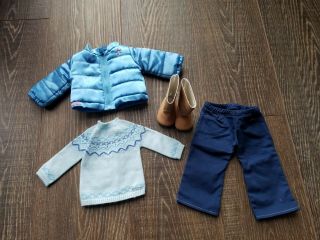 American Girl Doll Clothes: Winter Outfit With Winter Coat