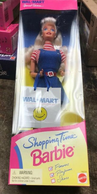 Walmart Shopping Time Barbie 1997,  Nrfb W/ln Box - 18230