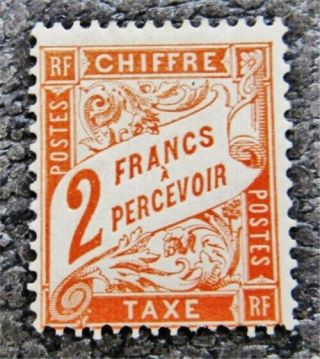 Nystamps France Stamp J43 Og H $225