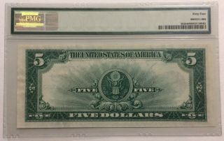 Porthole note - Series of 1923 $5 Silver Certificate PMG 64 Choice Uncirculated 2