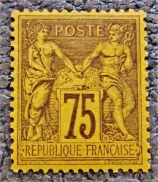 Nystamps France Stamp 102 Og H $215