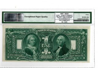 1896 $1 Silver Cert Education Note Fr 224 PMG 40 EPQ Tillman/Morgan 19 - C179 2