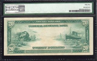 1914 $20 ST LOUIS FRN Federal Reserve Note PMG 55 Fr 992 H2982061A 3