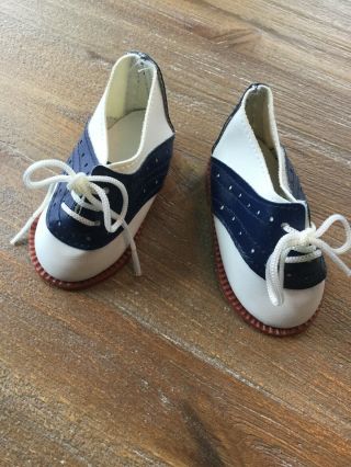 American Girl Molly Pleasant Company - Blue & White Saddle Shoes Retired