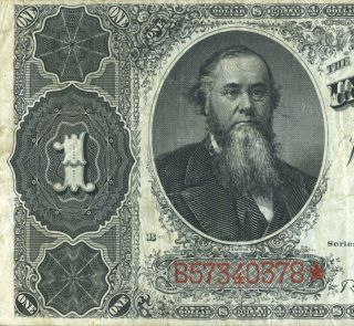 Fr.  352 $1 1891 Treasury Note Bruce/roberts (stanton)