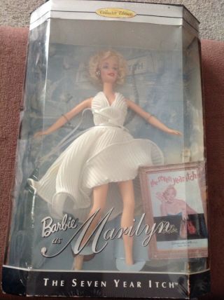 1997 Barbie As Marilyn Monroe.  The Seven Year Itch