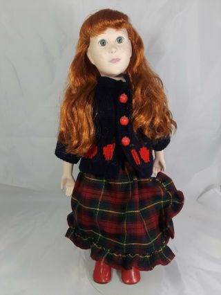 Anne Of Green Gables R & D Macdonald Richardson Doll 1989 19 " Tall