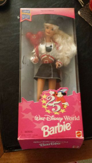 1996 Walt Disney 25th Anniversary Barbie Doll