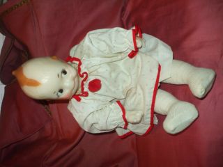 Wax Kewpie Doll By Lewis Sorensen Signed C 1969 15 " Adorable Artist Doll