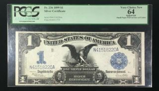 1899 $1 Silver Certificate Fr 236 - Pcgs Currency 64 Apparent Very Choice