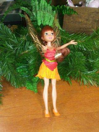 Disney Tinkerbell Fairy Friend 9 " Doll W/ Wings 2010 Jakks