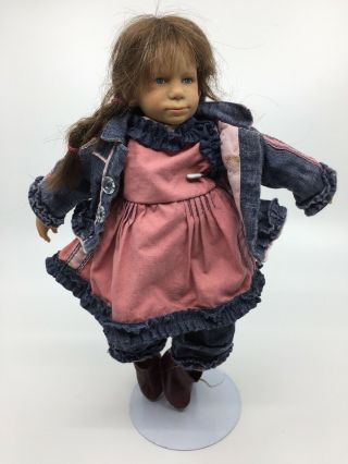 Adorable Annette Himstedt Mini Club Doll Kleine “fina” 11 Inches