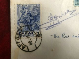 Greece,  1939 Censored Multi Franked Cover To England 3