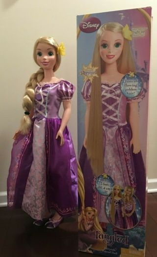 Large 38 Inch Disney Princess Rapunzel Tangled Doll