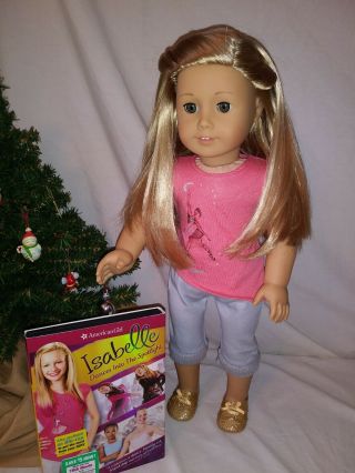 American Girl Doll Of The Year 2014 Isabelle Palmer,  Tight Limbs,  Shiny Hair Dvd