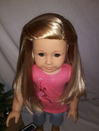 American Girl Doll Of The Year 2014 Isabelle Palmer,  tight limbs,  shiny hair DVD 2