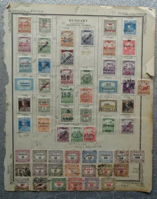 Hungary Romania Occupation Stamps (french ?) Circa 1910 