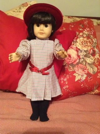 American Girl “samantha” Doll 18” Brunette - Pleasant Co.  Retired