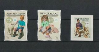 Zealand 2013 Children`s Health Country Pets Set Mnh Per Scan