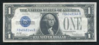 Fr.  1603 1928 - C $1 One Dollar “funnyback” Silver Certificate “f - B Block” Xf,