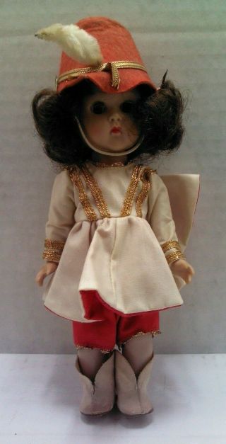 1955 - 1956 Vogue Ginny Doll,  7 1/2 - 8 " Red Hat (please. )
