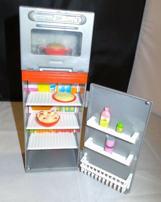 Mattel Barbie I Can Be Tv Chef - Stove Refrigerator Combo W/ Accessories
