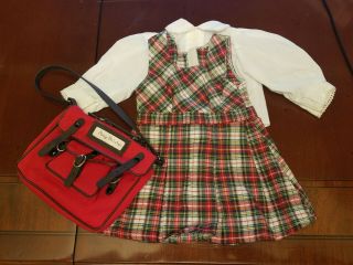 American Girl Molly Mcintire - School Outfit & School Bag - Retired