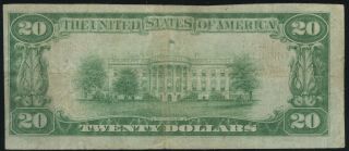 1929 T - 1 $20 The First National Bank of Rush Springs,  Oklahoma 8336 2
